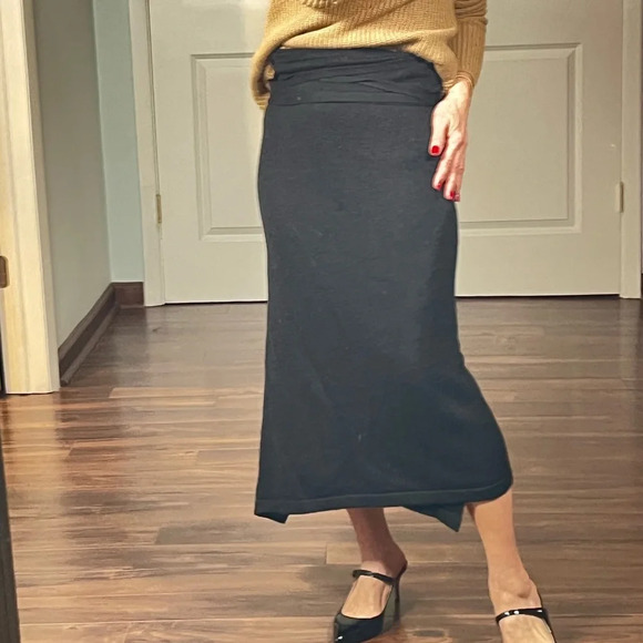 MM6 Maison Martin Margiela 100% wool wrap skirt size M - Picture 5 of 11